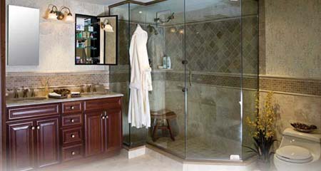 bathroom with shower enclosure